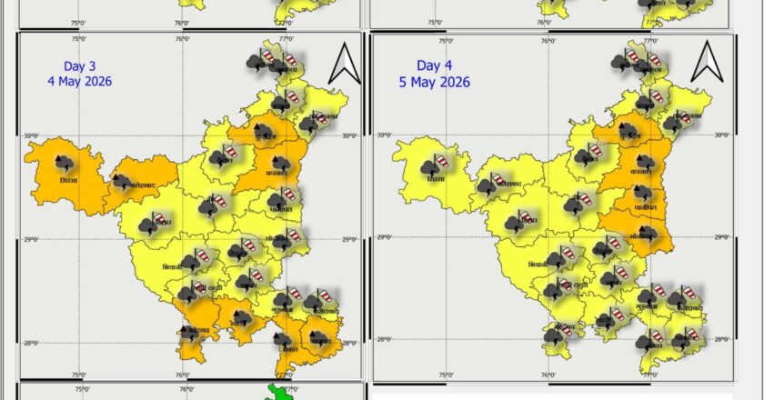 Haryana Rain Alert : हरियाणा के कई ज़िलों में बारिश के साथ गिरे ओले, गुरुग्राम में इस दिन होगी बारिश !